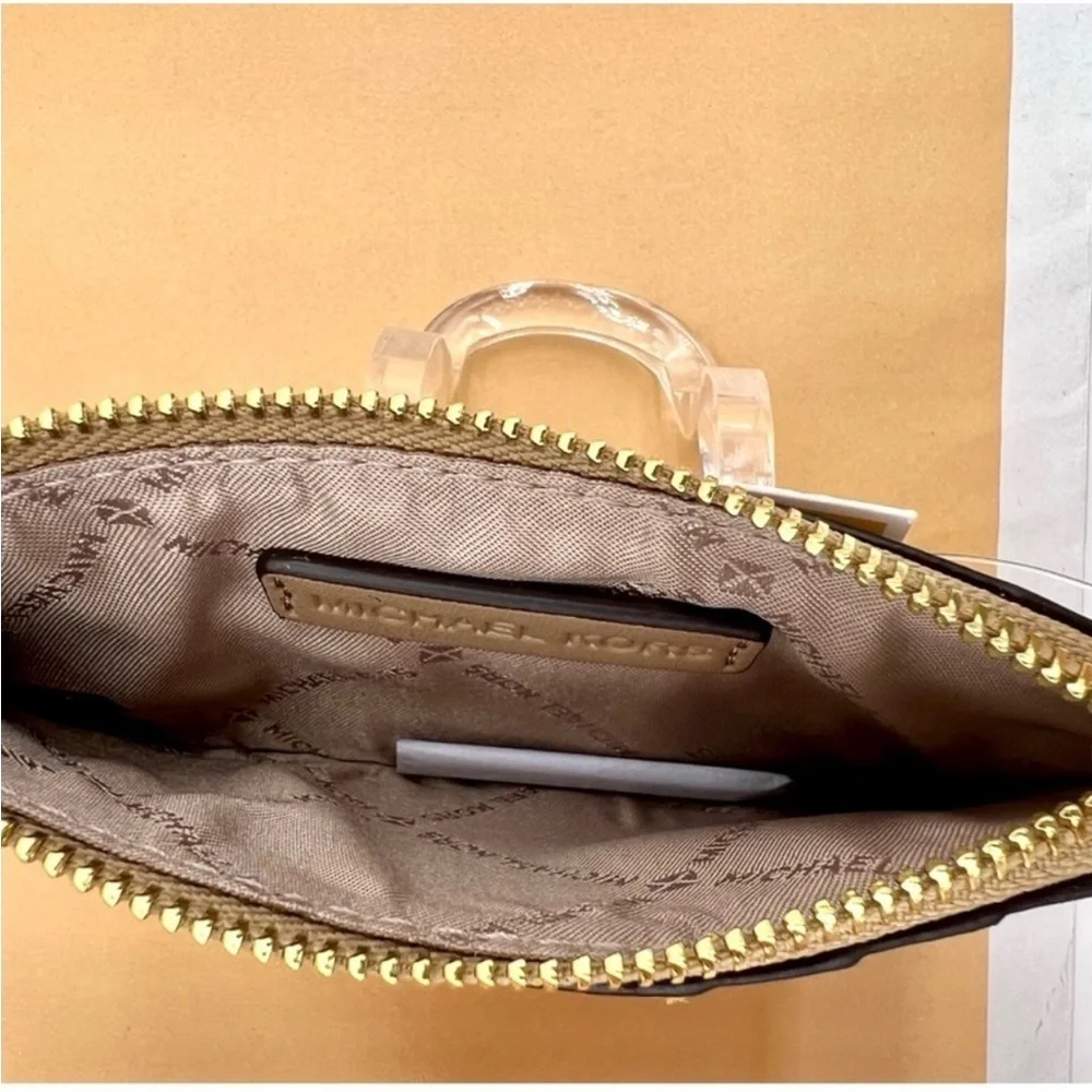 Michael Kors Tan and Yellow Card Holder